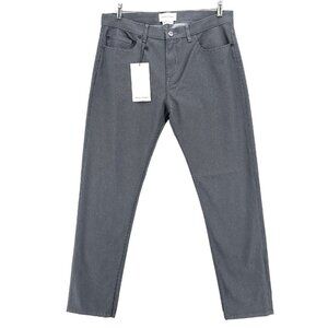 NWT MINISTRY OF SUPPLY Jeans Chroma Denim Pant DARK GRAY Stretch Slim Fit